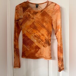 Vintage Wild Fable Long Sleeve Mesh Top. It is an XS.